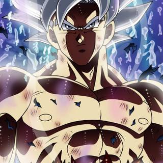 White hair Goku wallpaper