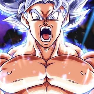 White hair Goku wallpaper