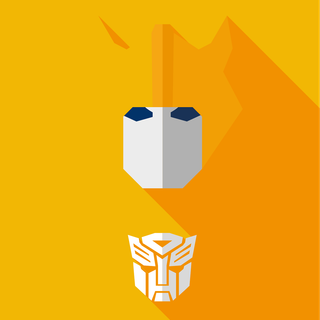 Minimalist Bumblebee wallpaper