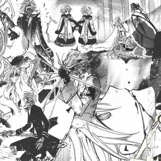 Black art anime 4k wallpaper