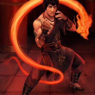 Liu Kang phone wallpaper