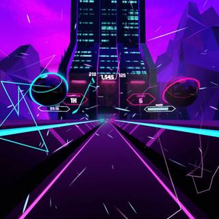 Sunset aesthetic neon Ps4 HD wallpaper