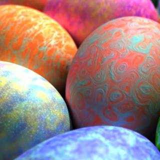 Easter egg digital wallpaper