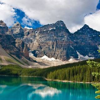 Rocky Mountain spring wallpaper