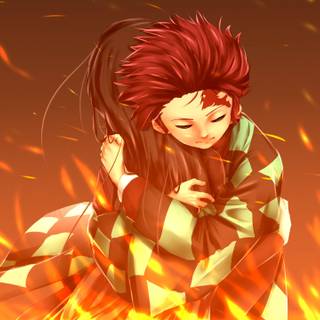 Anime Nezuku HD wallpaper