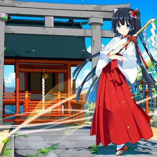 Anime Torii Gate wallpaper