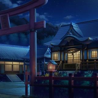 House anime HD wallpaper