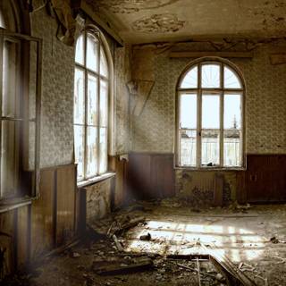 Inside the house anime wallpaper