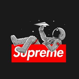 Supreme astronaut wallpaper