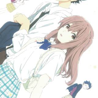 Nishimiya Shouko iPhone wallpaper