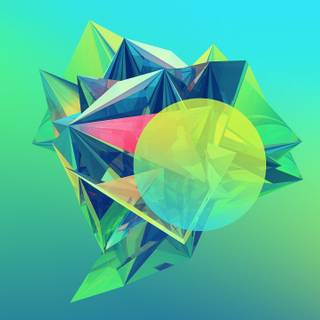 Geometrical art wallpaper