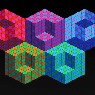 Geometrical art wallpaper