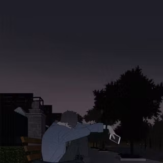 Anime aesthetic sad wallpaper