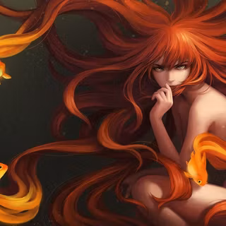 Red head anime wallpaper