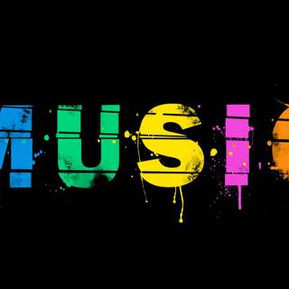 Music logo wallpaper
