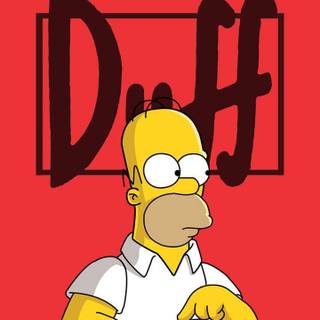 The Simpsons logo wallpaper