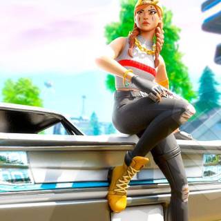 Fortnite aesthetic Aura wallpaper