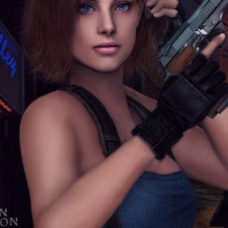 Jill Valentine mobile wallpaper