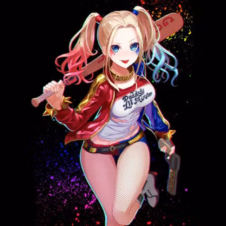 Anime Harley Quinn wallpaper