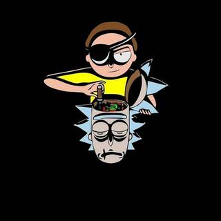 Amoled cartoon HD wallpaper