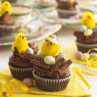 Easter cupcakes wallpaper