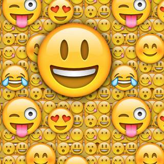Emoji happy wallpaper