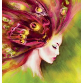 Women face drawing wallpaper