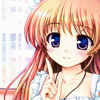 Cute anime girl HD Android wallpaper