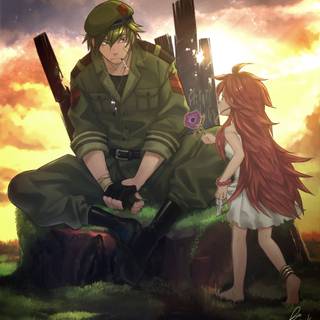 Flippy anime wallpaper