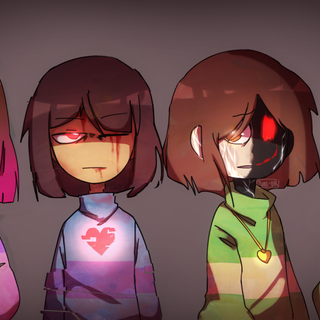 Glitchtale computer wallpaper