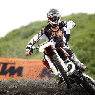 KTM logo desktop Full HD wallpaper