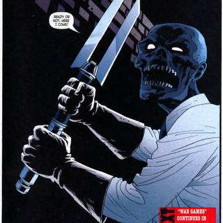 DC Black Mask phone wallpaper