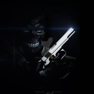 DC Black Mask phone wallpaper