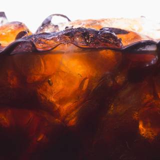 Soda with food wallpaper