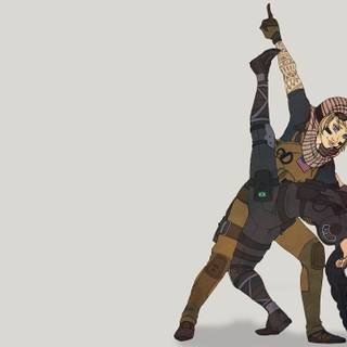 R6 anime PC wallpaper