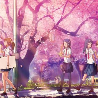 Anime school HD wallpaper