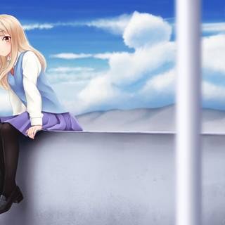 Anime school HD wallpaper