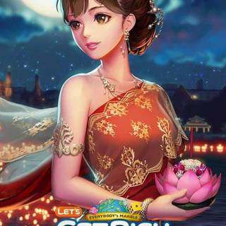 Rich anime girl wallpaper