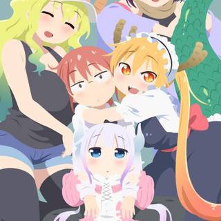 Miss Kobayashi's Dragon Maid HD wallpaper