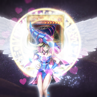 Dark Magician girl desktop wallpaper