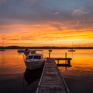 Boat docks wallpaper