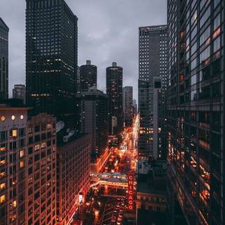 Aesthetic picture cities wallpaper