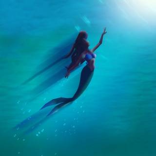 Little Mermaid phone wallpaper