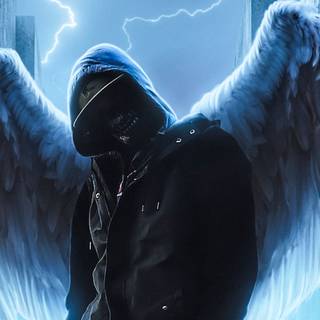 Anime guy with hoodie wallpaper