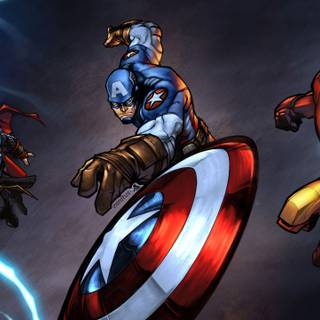 Captain America anime wallpaper