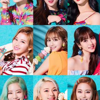 Twice Happy Happy Android wallpaper