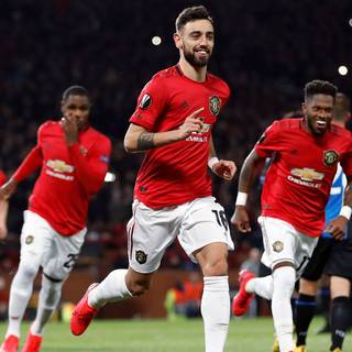 Bruno Fernandes Man Utd desktop wallpaper