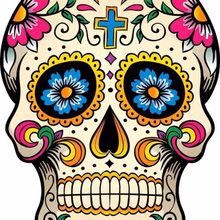 Cinco De Mayo skull wallpaper