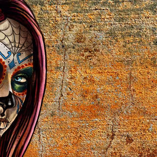 Cinco De Mayo skull wallpaper