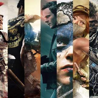 Ps4 anime collage wallpaper